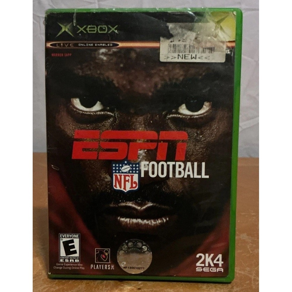 ESPN NFL‎ Football Original XBOX 2K4 SEGA Sports 2003 Game Instruction Booklet